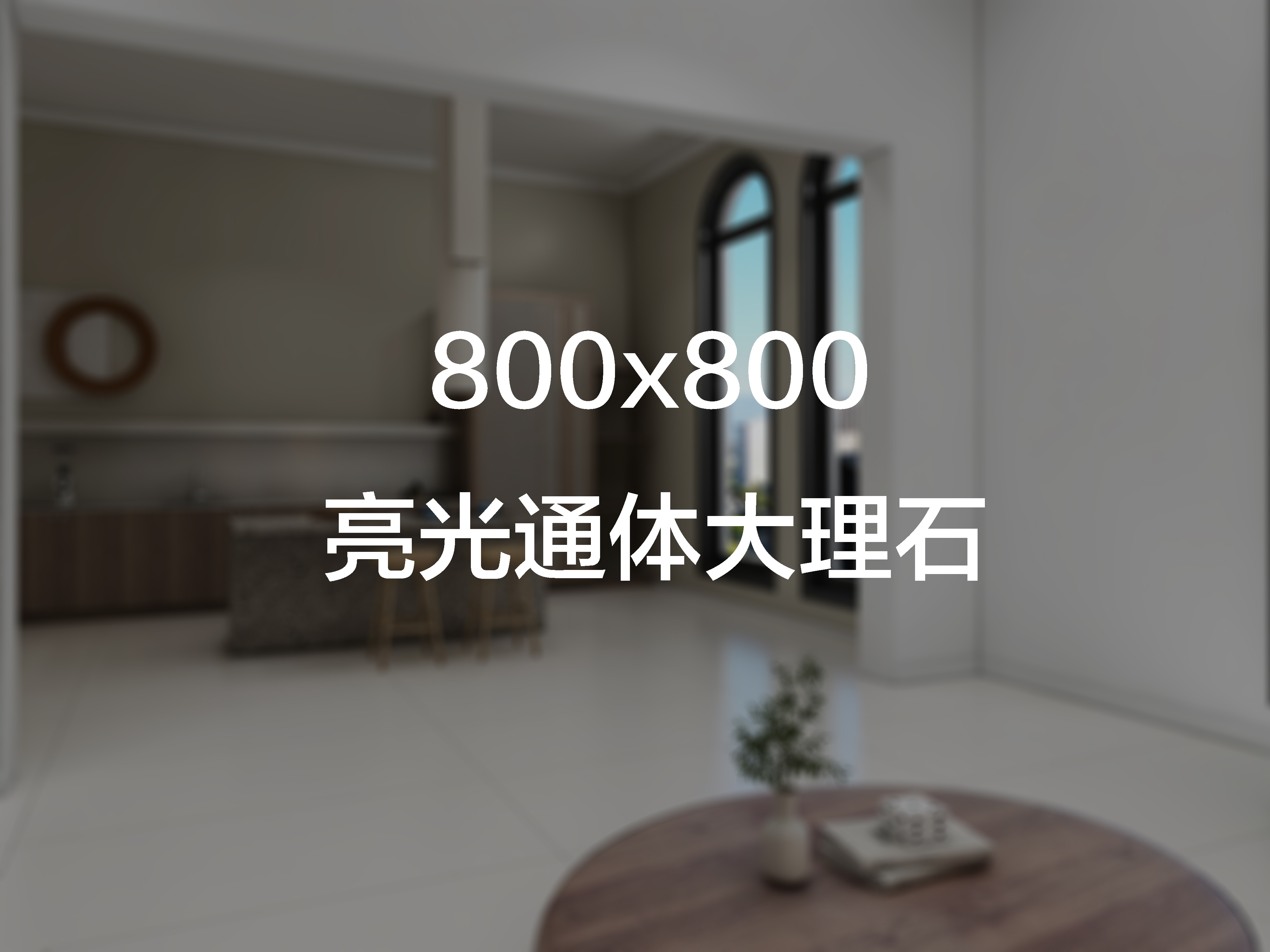 维斯朗800X800亮光通体大理石实物图